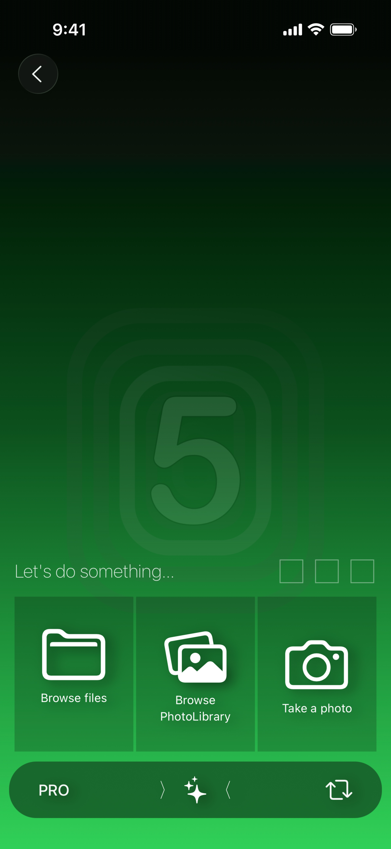 FiveBoxes Encryption page